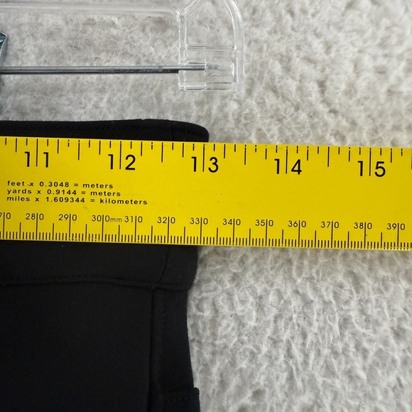 Spanx The Perfect Black Ponte Ankle Pants Womens Small Pull On Stretch High-Rise - Picture 6 of 16